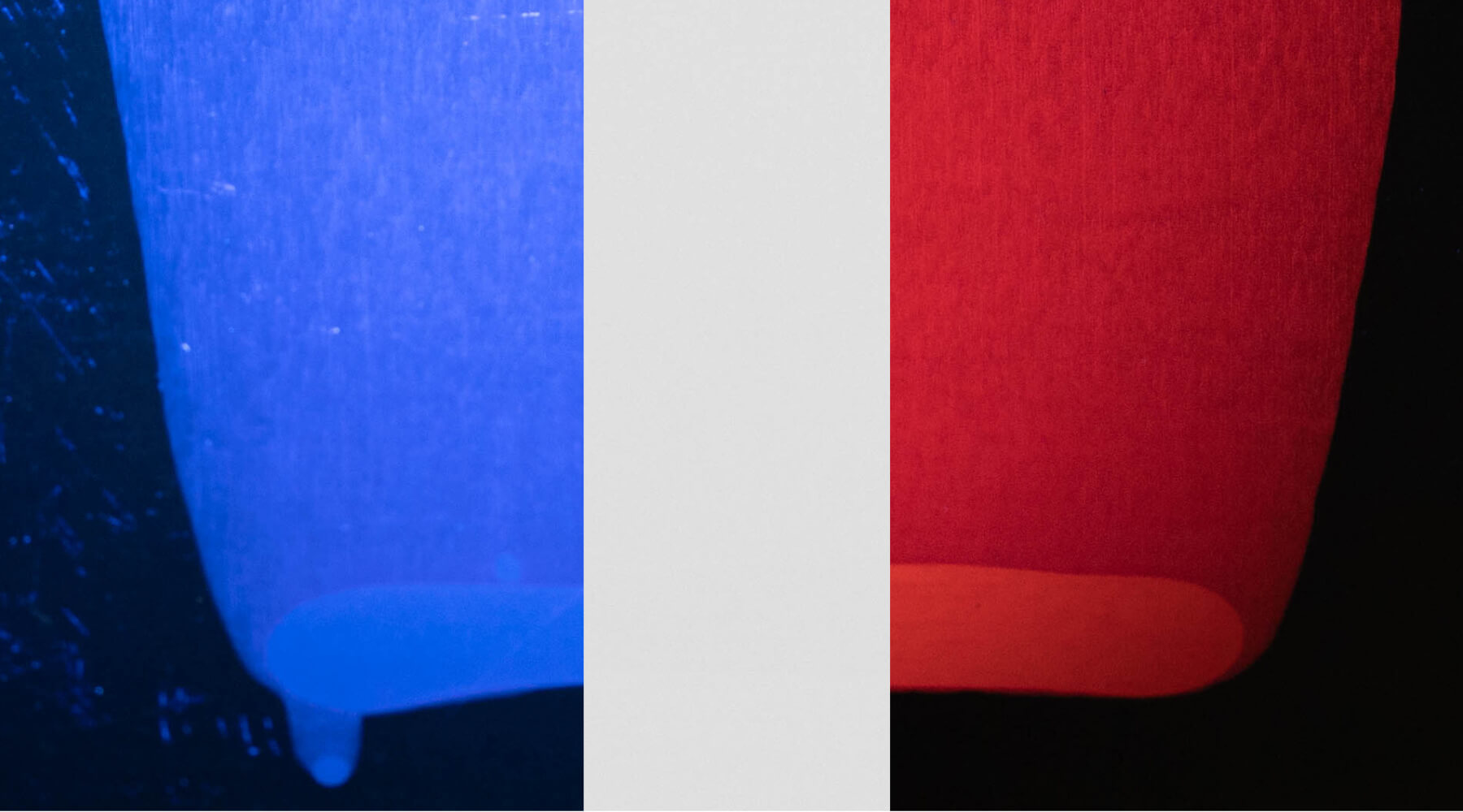 Color-changing inks from red to blue